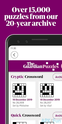 Guardian Puzzles & Crosswords Screenshot Image