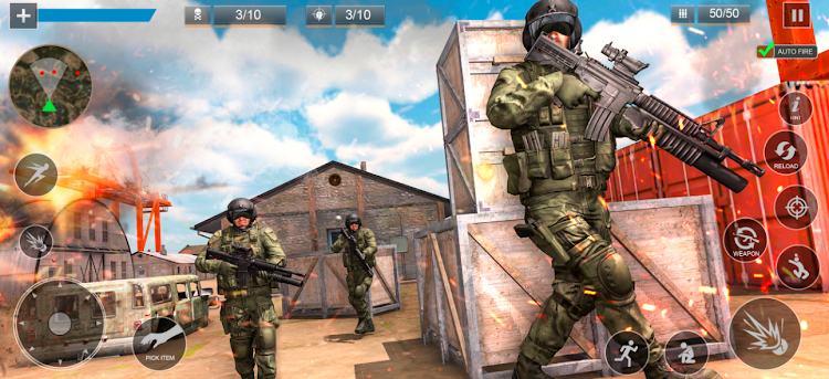 #1. Gun Wars: Fps Shooting Games (Android) By: Section Soft