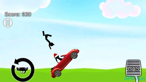 Happy Stickman Wheels Screenshot Image