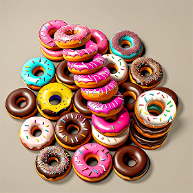 Hexa Donut Sort Shuffle Game