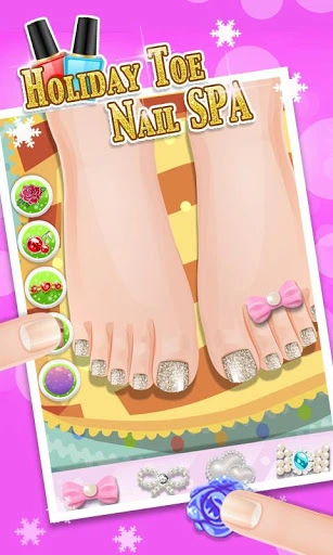 Holiday Toe Nails SPA Screenshot Image