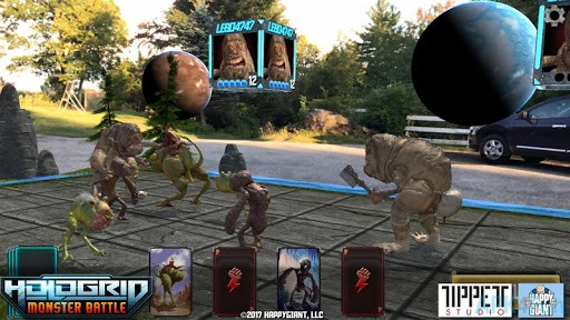 HoloGrid: Monster Battle AR Screenshot Image