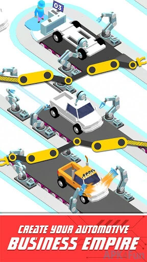 Idle Assemble Car Screenshot Image