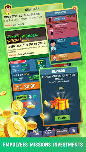 Idle Chip Factory Tycoon Screenshot Image