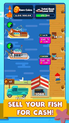 Idle Fishing Story Screenshot Image