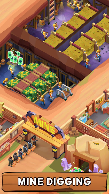 #1. Idle Mining Factory Tycoon (Android) By: wane group team