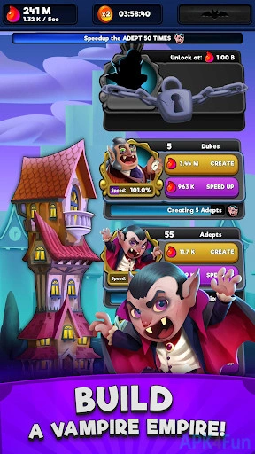 Idle Vampire Empire Screenshot Image