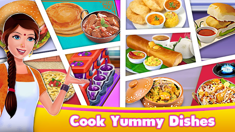 #2. Indian Kitchen Cooking Games (Android) By: Mobile Games Hive