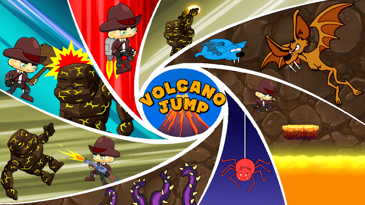 #1. Jetpack Jump Game Volcano Jump (Android) By: Alchemist Studio