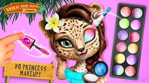 Jungle Animal Hair Salon 2 Screenshot Image