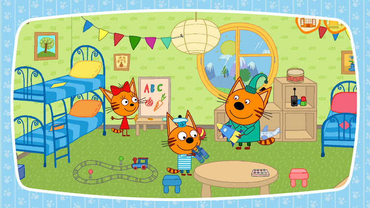 #1. Kid-E-Cats Playhouse (Android) By: Hippo Kids Games