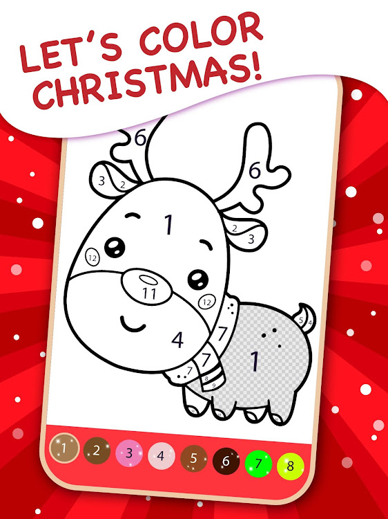 #1. Kids Christmas Coloring Book (Android) By: VladMadGames