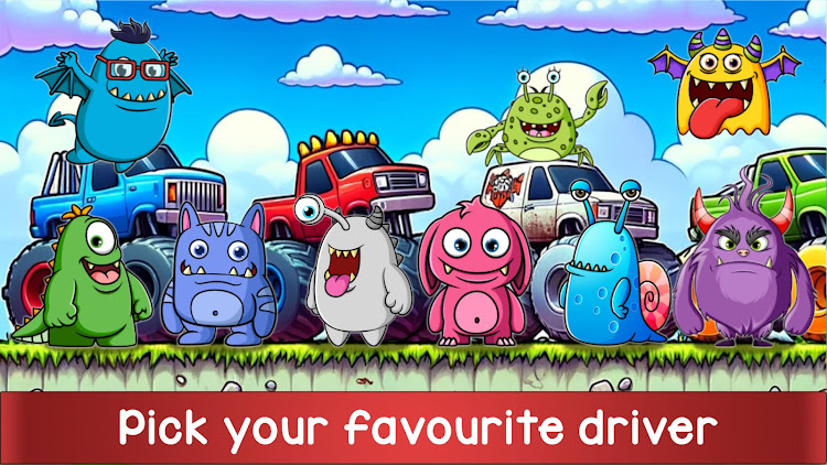 #1. Kids Monster Truck Racing Game (Android) By: App Family Kids - Games for boys and girls