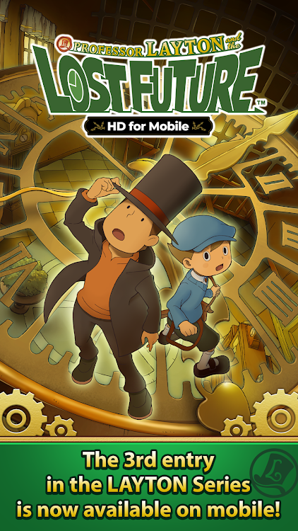 #1. Layton: Lost Future in HD (Android) By: LEVEL-5 Inc.