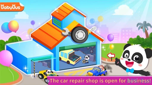 Little Panda's Car Repair Screenshot Image