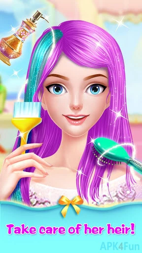 Long Hair Princess Salon Screenshot Image