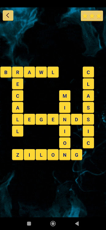 #1. MOBA Legend Crossword (Android) By: pXq