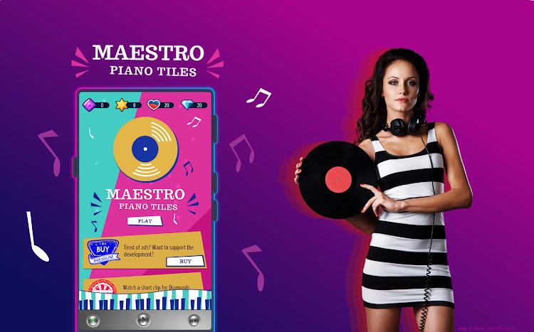 #1. Maestro Piano Tiles: Premium (Android) By: Unicorn Game Studio