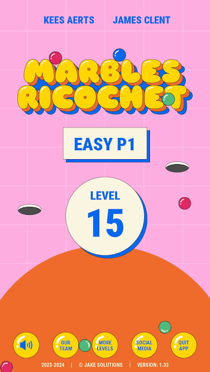 #1. Marbles Ricochet (Android) By: Jake Solutions