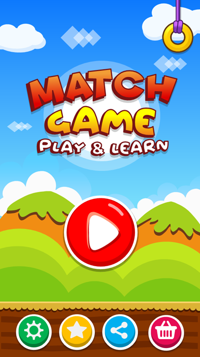 #1. Match Game - Play & Learn (Android) By: Orange Studios Games