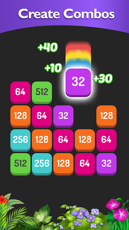 #1. Match the Number - 2048 Game (Android) By: Inspired Square FZE