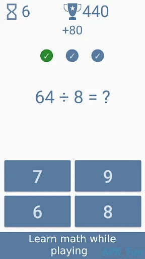 Math Quiz Screenshot Image