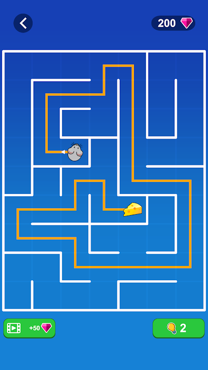 #1. Maze Mouse: Find Exit (Android) By: Stickin