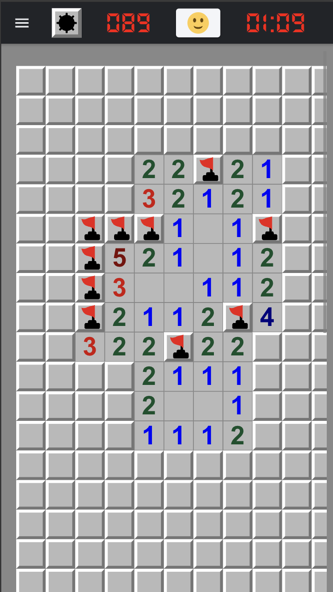 #1. Minesweeper Classic Golden (Android) By: Gean Apps