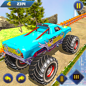 Monster Truck Stunt Games 3D