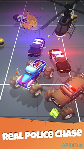 Monster Truck vs Cops Screenshot Image