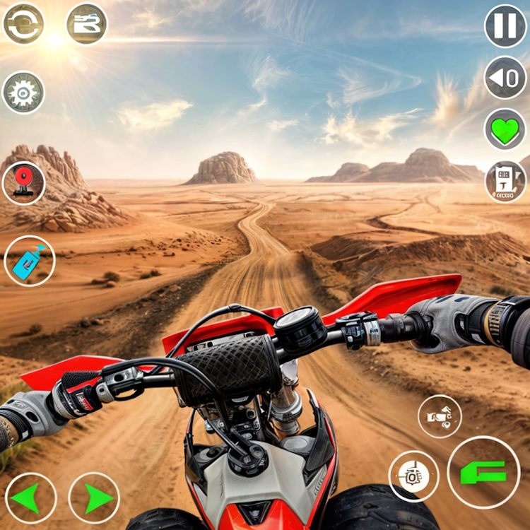 #1. Motocross Dirt Bike Racing 3D (Android) By: Gamers Ice