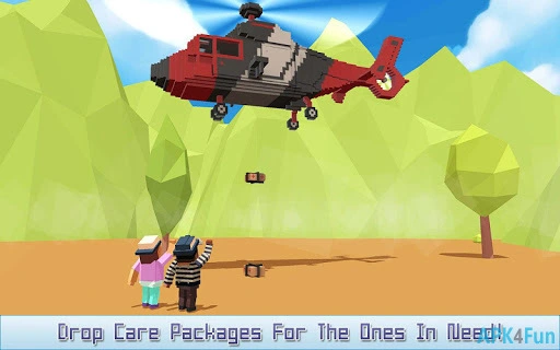 Mr. Blocky Police Helicopter Cops Screenshot Image