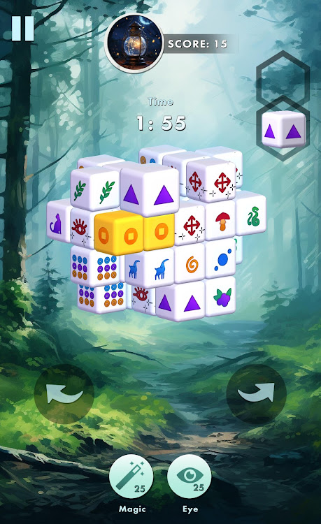 #1. Mystic Mahjong tile match (Android) By: Spectrum Apps Studio