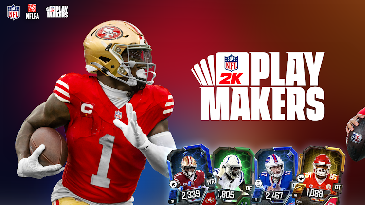 #1. NFL 2K Playmakers Card Battler (Android) By: 2K, Inc. - a Take-Two Interactive affiliate