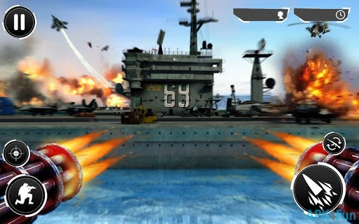 Navy Gunner Shoot War 3D Screenshot Image