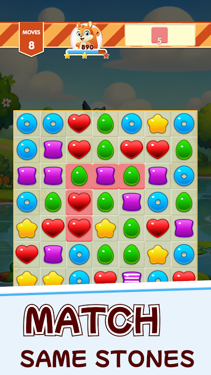 #1. Nutty Match Fruit Riddles (Android) By: kohei web store