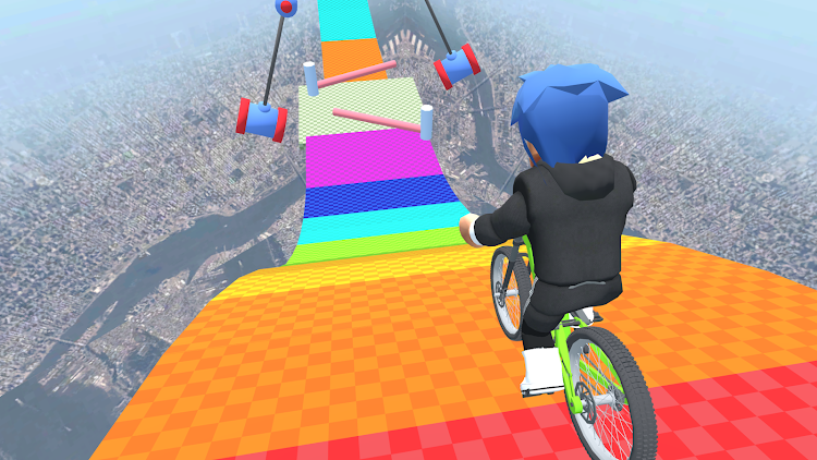 #1. Obby BMX: Bike Challenge (Android) By: Panther Action