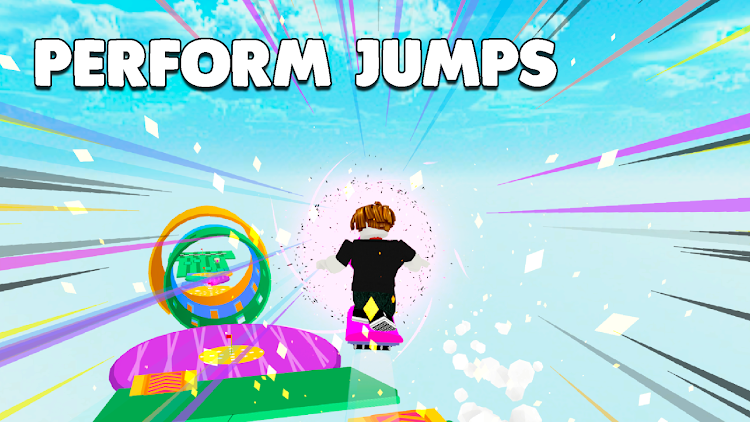 #1. Obby Snowboard Parkour Racing (Android) By: MiniPoP Games