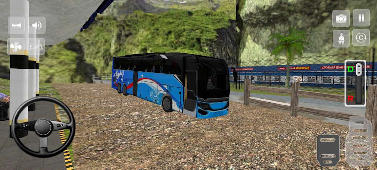 #1. Offroad Bus Driver Bus Game 3d (Android) By: Logic Rack Inc.