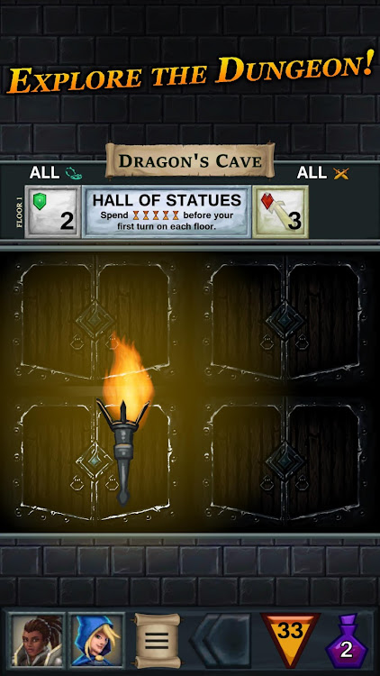 #1. One Deck Dungeon (Android) By: Handelabra Games