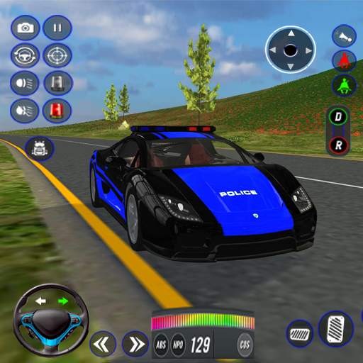 #1. Open World Police Car Driving (Android) By: Gamix Fusion