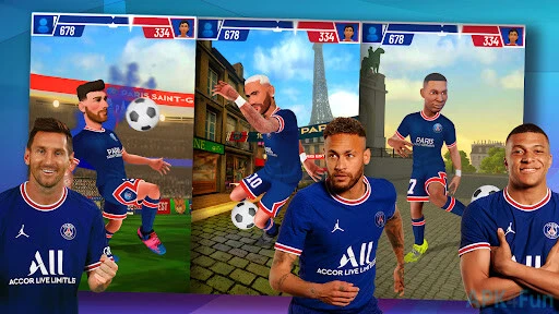 PSG Soccer Freestyle Screenshot Image