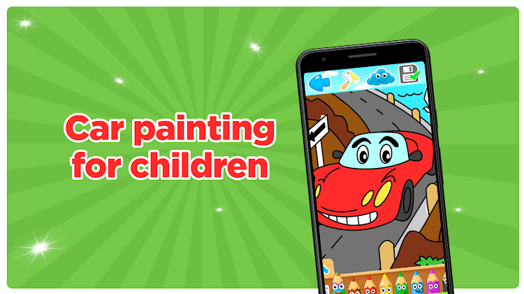 #1. Painting cars. (Android) By: Y-Group games