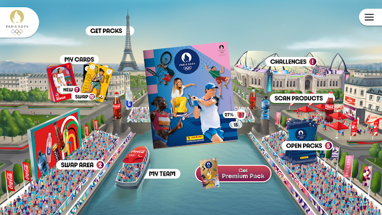 #1. Paris 2024 Album by Panini (Android) By: Panini S.p.A.