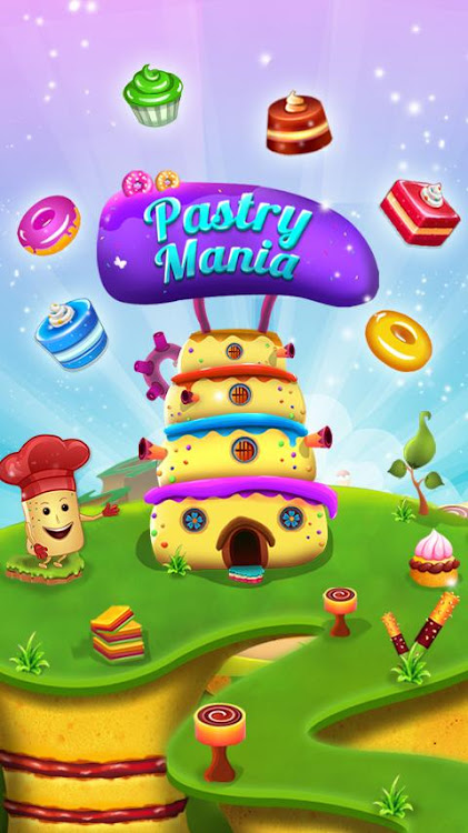 #1. Pastry Mania Match 3 Game (Android) By: Yes Games Studio