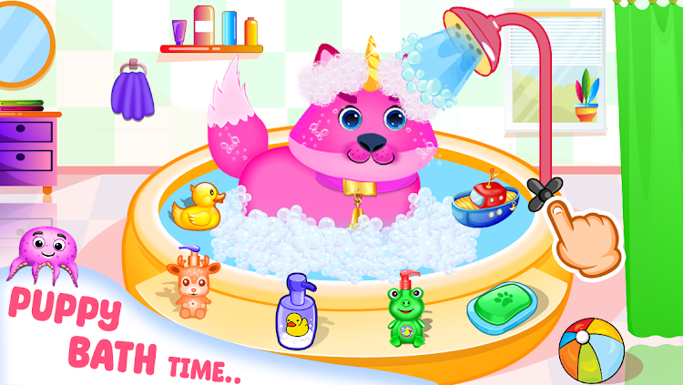 #1. Pet Vet Care - Kitty Puppy Fun (Android) By: Technorex Softwares