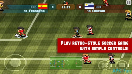 Pixel Cup Soccer Screenshot Image