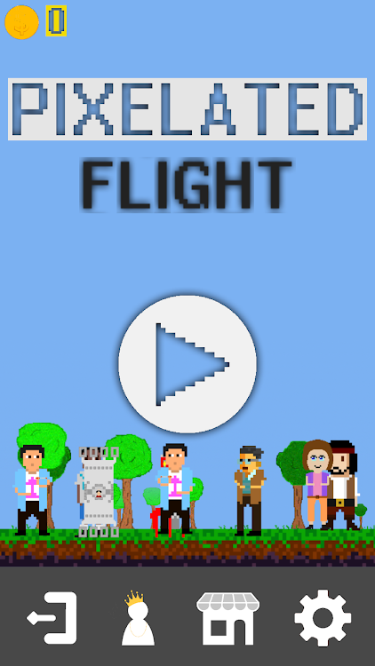 #1. Pixelated Flight (Android) By: Vaibhav Parate