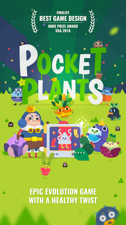 #1. Pocket Plants: Grow Plant Game (Android) By: Shikudo - Walking and Focus Games