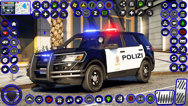 #1. Police Car Chase : Chor Police (Android) By: The Dream Reveal